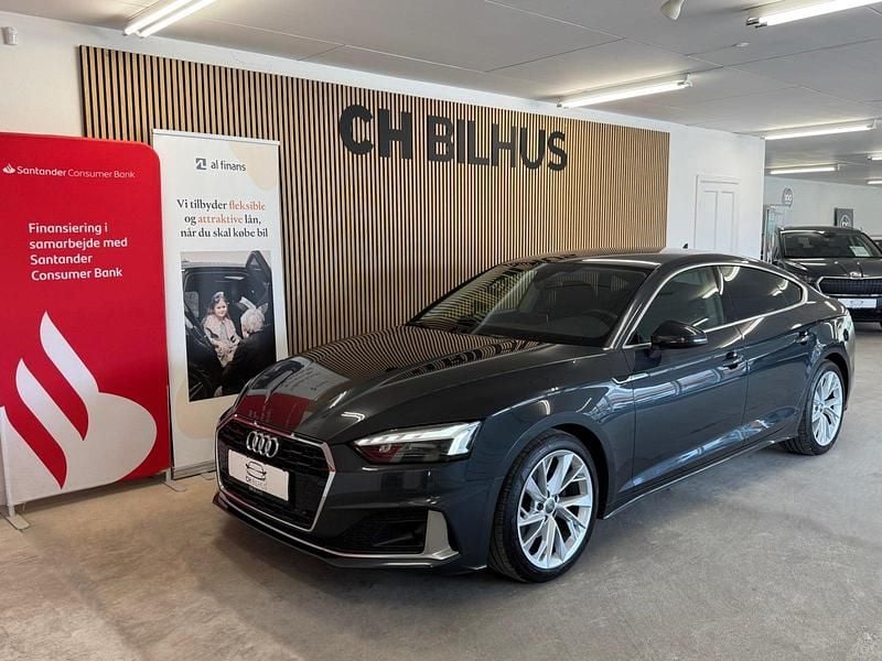 Gråmetal Brugt 2020 Audi A5 Sportback Advanced Hatchback | 279.500 kr. (Fair pris) - Billede 1/4