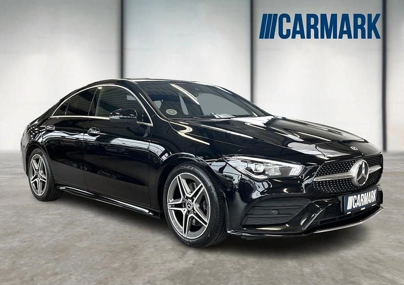 Sortmetal Brugt 2020 Mercedes CLA220 AMG line Sedan | 299.400 kr. - Billede 1/4