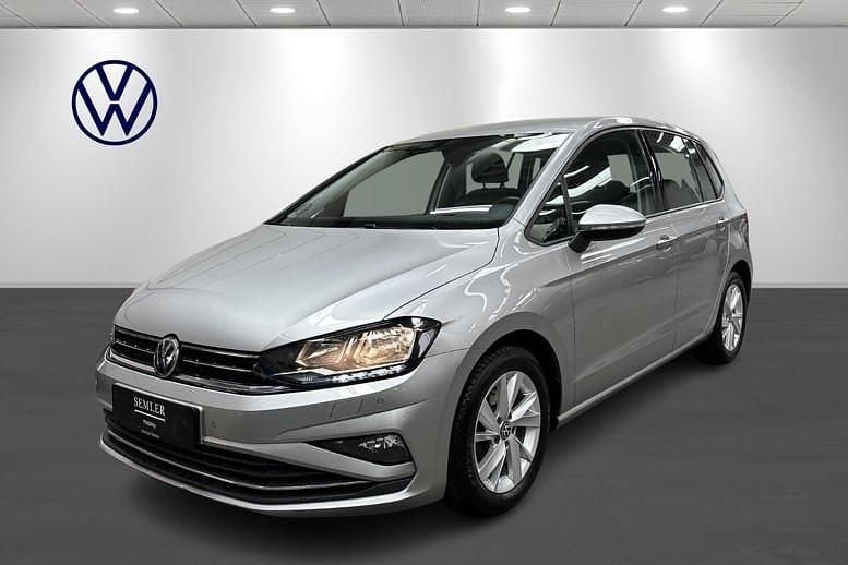 Sølvmetal Brugt 2018 VW Golf Sportsvan Comfortline MPV | 194.900 kr. (Fair pris) - Billede 1/4