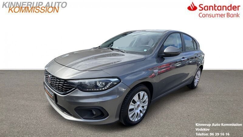 Koks Brugt 2017 Fiat Tipo Easy Hatchback | 59.900 kr. (God pris) - Billede 1/4