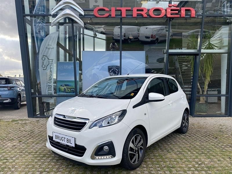 Hvid Brugt 2019 Peugeot 108 Allure+ Hatchback | 79.900 kr. (Fair pris) - Billede 1/4