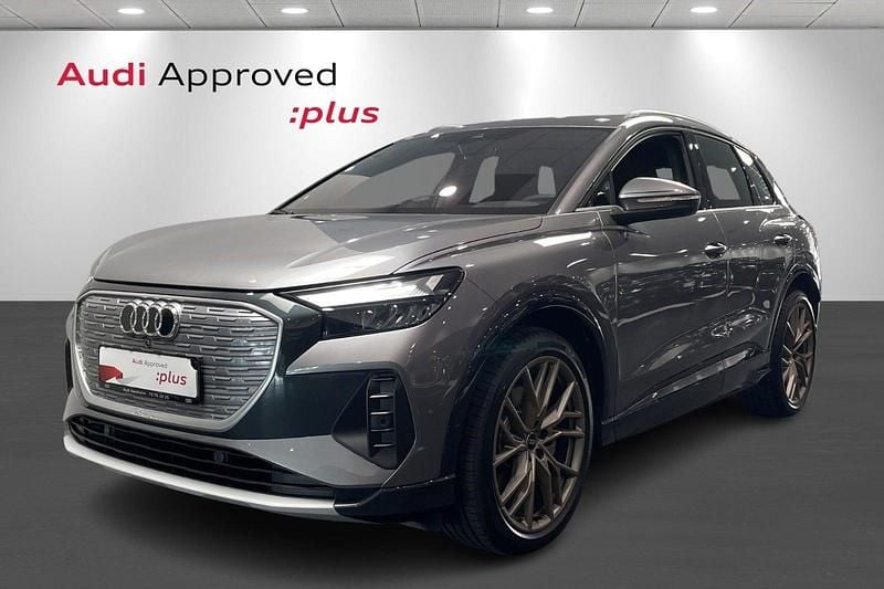 Gråmetal Brugt 2024 Audi Q4 e-tron Advanced SUV | 409.900 kr. - Billede 1/4