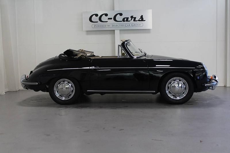 Brugt Porsche 356 1965 Sort Cabriolet
