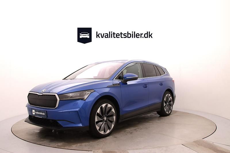 Blåmetal Brugt 2021 Skoda Enyaq iV Suite SUV | 204.900 kr. (Fair pris) - Billede 1/4