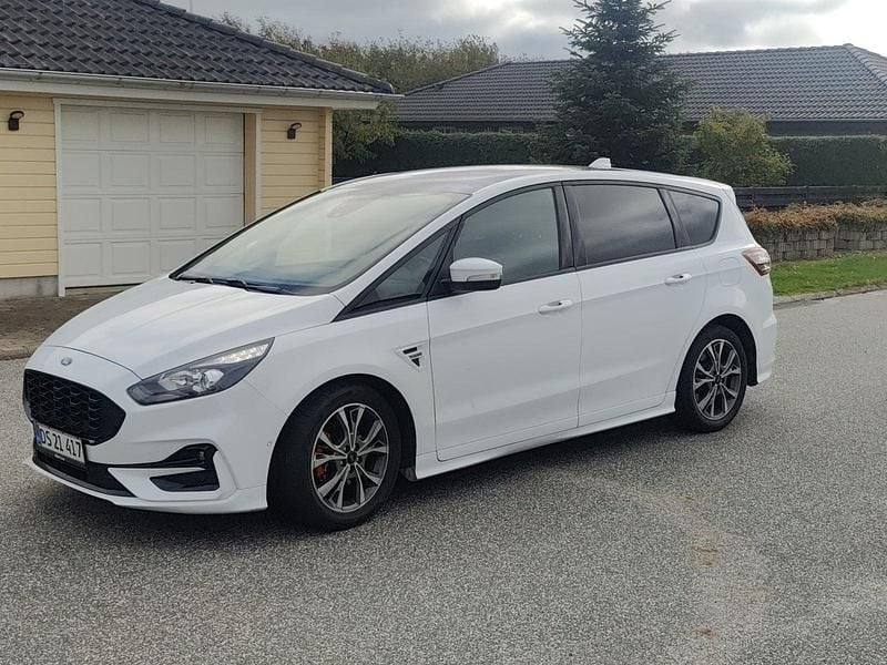 Hvid Brugt 2020 Ford S-MAX ST-Line MPV | 239.900 kr. (Fair pris) - Billede 1/4