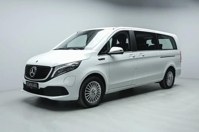 Hvid Brugt 2022 Mercedes EQV300 MPV | 409.900 kr. (God pris) - Billede 1/4