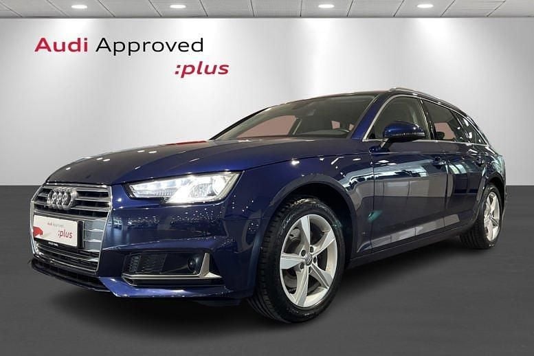 Blåmetal Brugt 2018 Audi A4 Sport Stationcar | 259.900 kr. (Lidt for dyr) - Billede 1/4