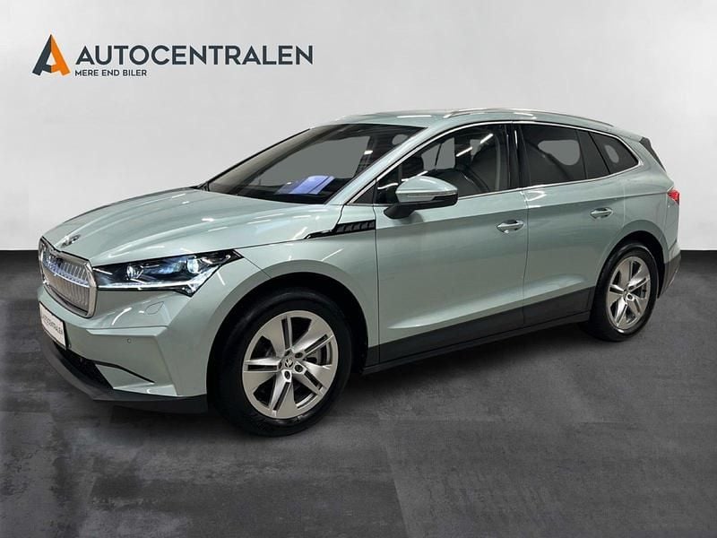 Lysgrønmetal Brugt 2024 Skoda Enyaq iV SUV | 344.900 kr. (Super pris) - Billede 1/4