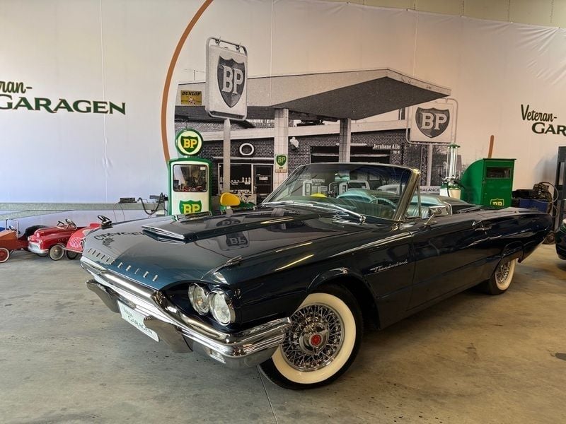 Blå Brugt 1964 Ford Thunderbird Convertible Cabriolet | 259.900 kr. - Billede 1/4