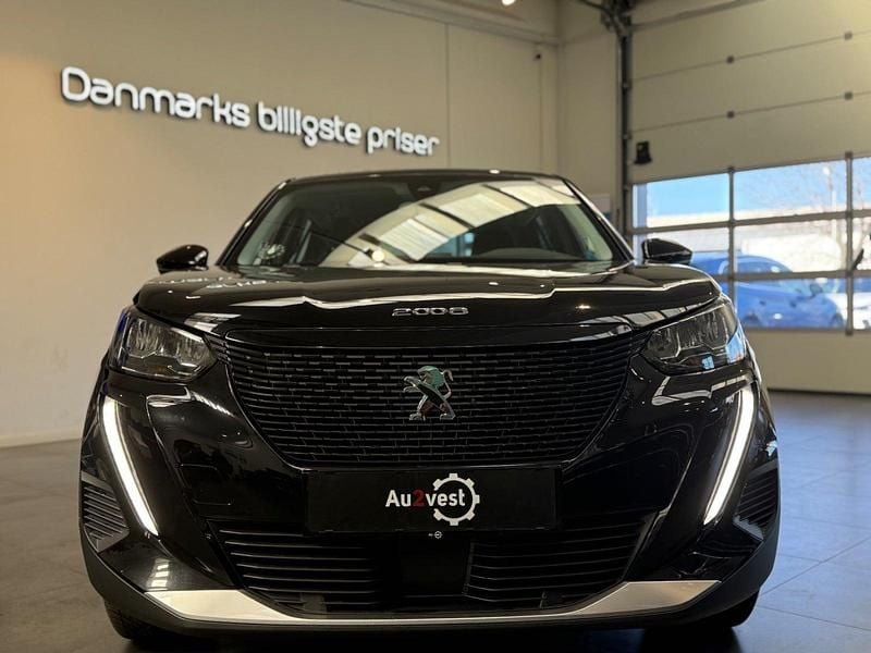Brugt Peugeot e-2008 Active 100 kW (136 HK) 2021 Sortmetal SUV