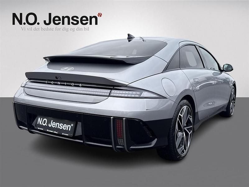 Brugt Hyundai Ioniq 6 Advanced 168 kW (229 HK) 2023 Sølvmetal Sedan