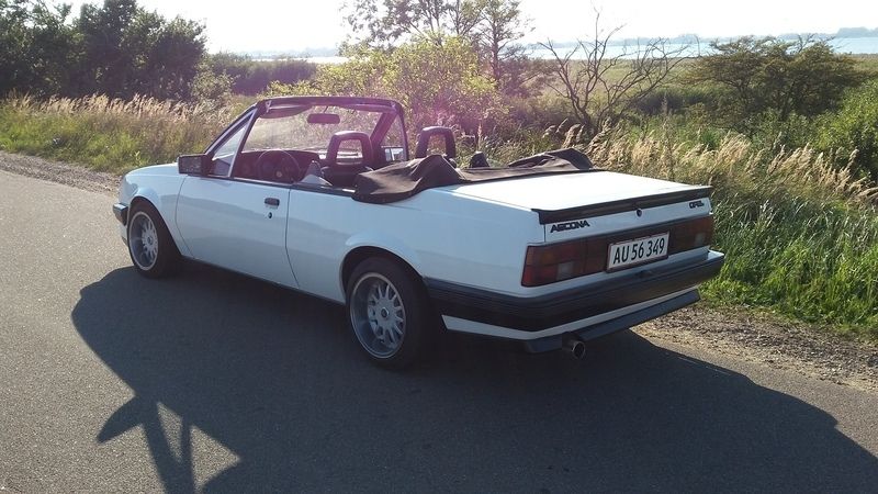 Brugt Opel Ascona 112 HK (82 kW) 1985 Hvid Cabriolet