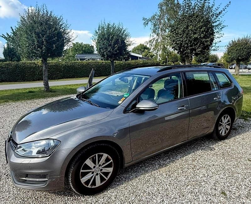 Grå Brugt 2015 VW Golf VII Comfortline Stationcar | 94.900 kr. (Fair pris) - Billede 1/4