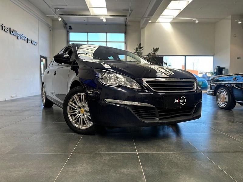 Blåmetal Brugt 2014 Peugeot 308 Allure Stationcar | 46.999 kr. (Super pris) - Billede 1/4
