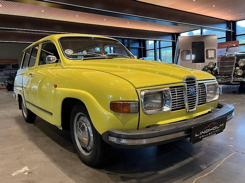 Gul Brugt 1972 Saab 95 Stationcar | 99.900 kr. - Billede 1/4