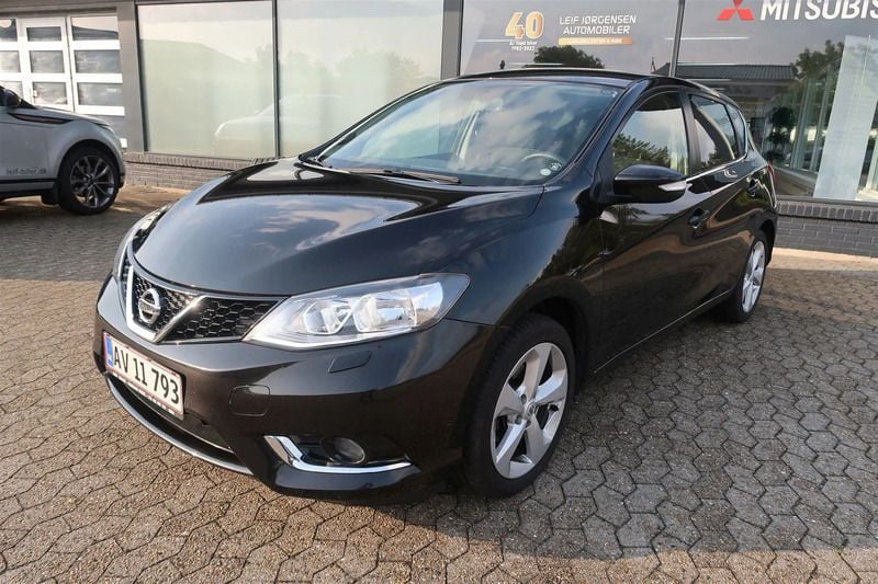 Sortmetal Brugt 2015 Nissan Pulsar Visia Hatchback | 99.900 kr. - Billede 1/4