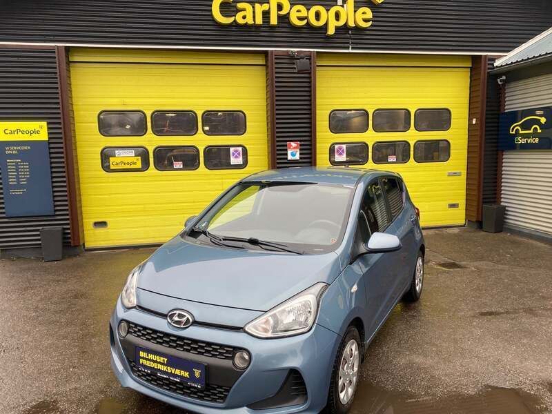 Blåmetal Brugt 2018 Hyundai i10 Trend Hatchback | 69.990 kr. (Fair pris) - Billede 1/4