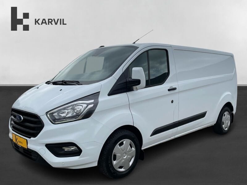 Frozen white Brugt 2021 Ford Transit Custom Trend Van | 169.900 kr. - Billede 1/4