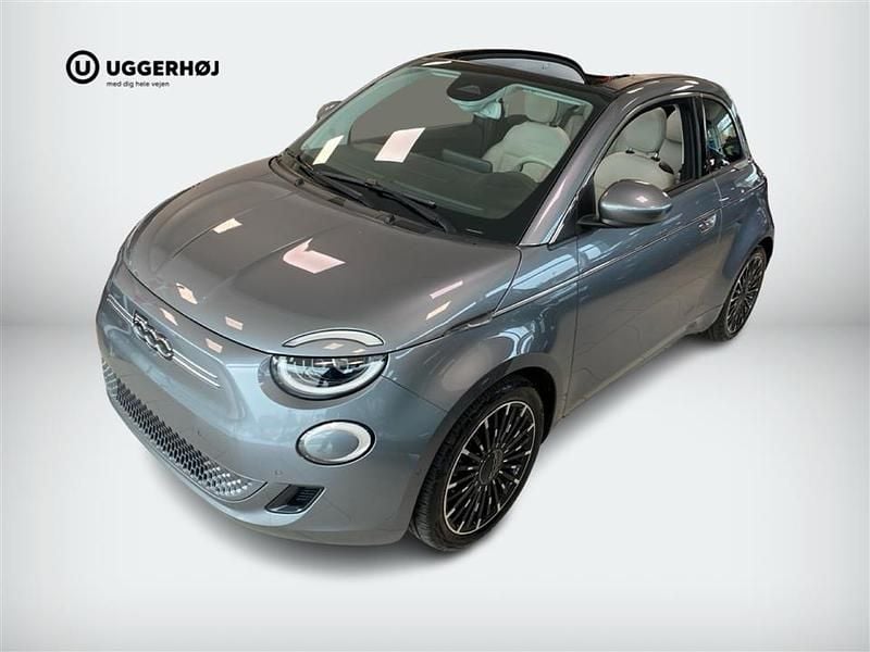 Brugt Fiat 500e La Prima 86 kW (118 HK) 2021 Koksmetal Cabriolet