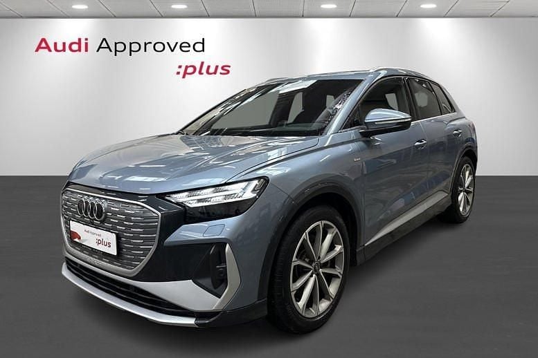 Blåmetal Brugt 2022 Audi Q4 e-tron S-Line SUV | 339.900 kr. (Lidt for dyr) - Billede 1/4