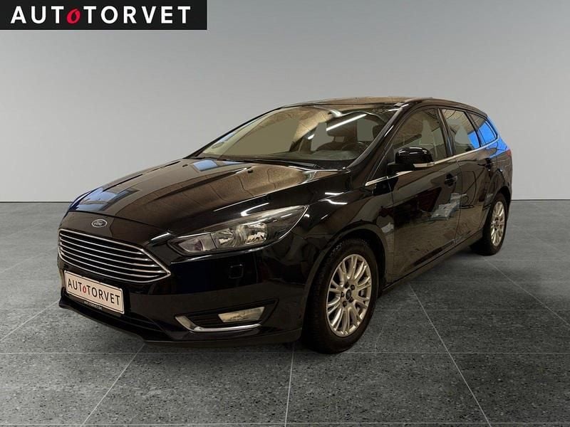 Sort Brugt 2015 Ford Focus Titanium Hatchback | 59.700 kr. (God pris) - Billede 1/4