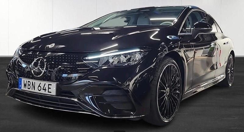 Sortmetal Brugt 2024 Mercedes EQE350 AMG line Sedan | 499.900 kr. (Fair pris) - Billede 1/4