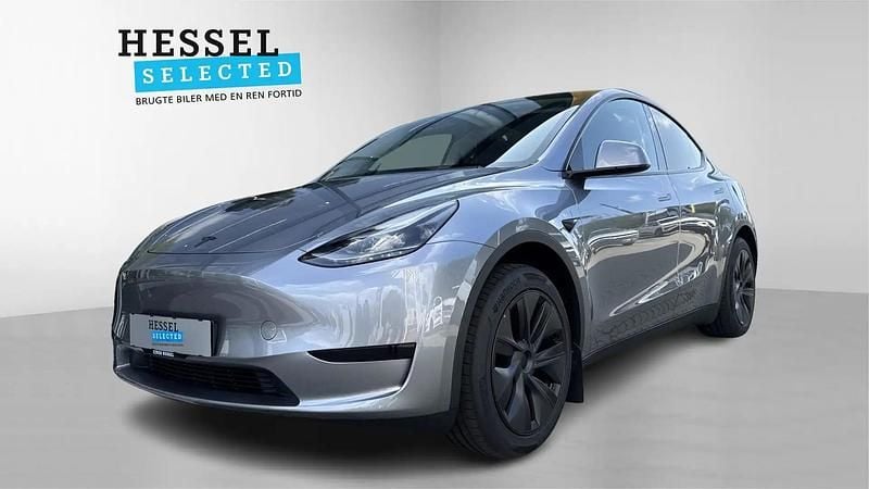 Sølv Brugt 2024 Tesla Model Y SUV | 289.900 kr. (Fair pris) - Billede 1/4