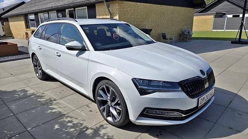 Brugt Skoda Superb Business Line 150 HK (110 kW) 2020 Hvid Stationcar