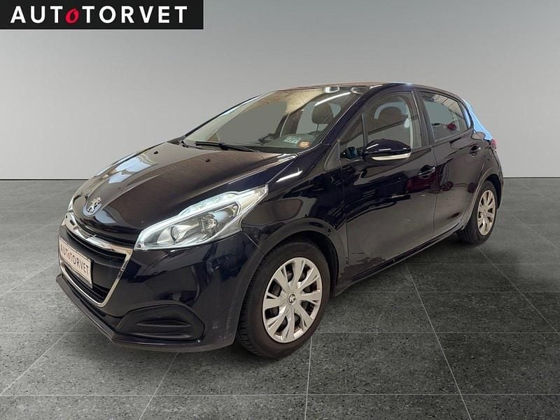 Mørkblåmetal Brugt 2016 Peugeot 208 Hatchback | 47.700 kr. (God pris) - Billede 1/4