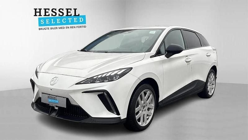 Dover white Brugt 2024 MG MG4 EV Luxury Hatchback | 187.900 kr. (Fair pris) - Billede 1/4