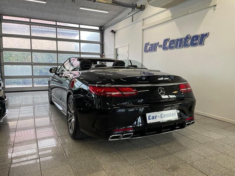 Brugt Mercedes S63 AMG AMG 612 HK (450 kW) 2019 Sortmetal Cabriolet