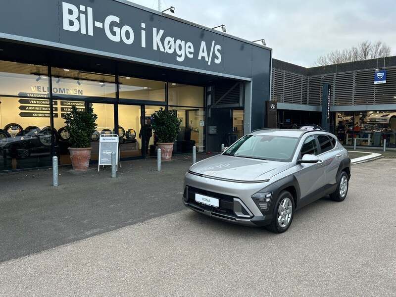 Sølvmetal Brugt 2023 Hyundai Kona Advanced SUV | 319.900 kr. (Lidt for dyr) - Billede 1/4