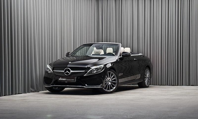 Gråmetal Brugt 2017 Mercedes C250 AMG line Cabriolet | 484.995 kr. - Billede 1/4