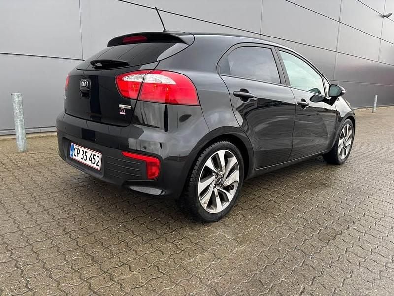 Brugt Kia Rio 84 HK (61 kW) 2017 Sort Hatchback