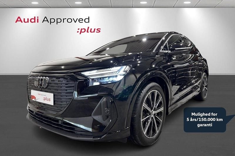 Sortmetal Brugt 2025 Audi Q4 Sportback e-tron SUV | 434.900 kr. (Dyr) - Billede 1/4