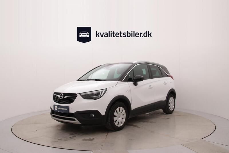 Hvid Brugt 2020 Opel Crossland X Sport SUV | 124.900 kr. (God pris) - Billede 1/4