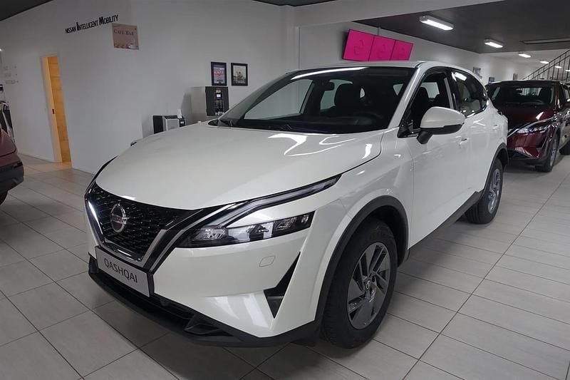 Qab white pearl Brugt 2022 Nissan Qashqai Acenta SUV | 279.900 kr. (Fair pris) - Billede 1/4