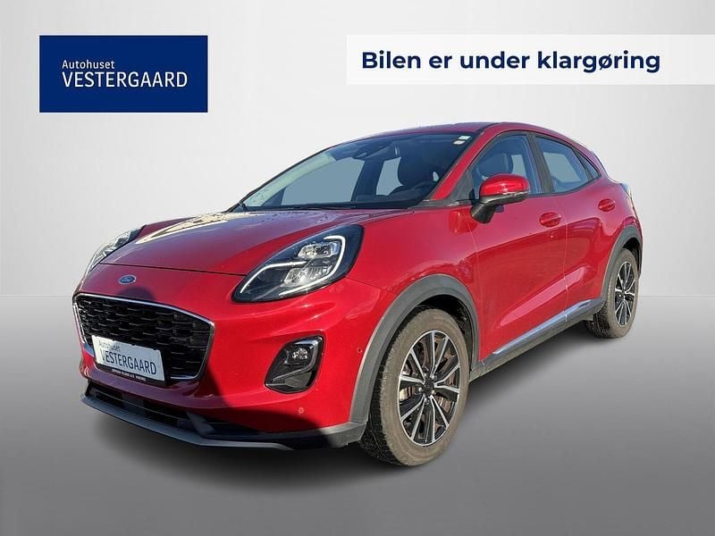 Rød Brugt 2020 Ford Puma Gen-E Titanium SUV | 144.600 kr. - Billede 1/4