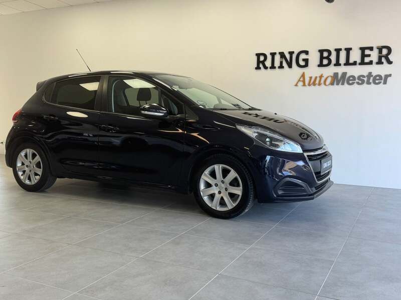Blåmetal Brugt 2017 Peugeot 208 Active Hatchback | 79.800 kr. (Fair pris) - Billede 1/3