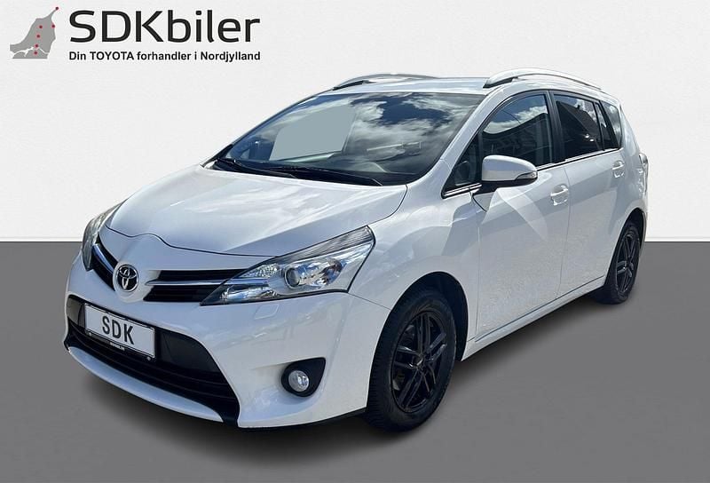 Hvid Brugt 2016 Toyota Verso T1 MPV | 109.900 kr. (God pris) - Billede 1/4