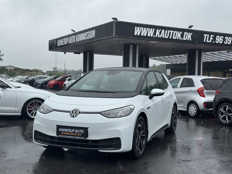 Hvid Brugt 2021 VW ID.3 Pro Hatchback | 164.900 kr. (Fair pris) - Billede 1/4