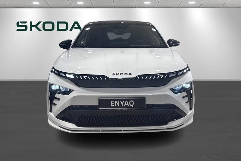 Brugt Skoda Enyaq iV RS 250 kW (340 HK) 2025 Hvidmetal SUV