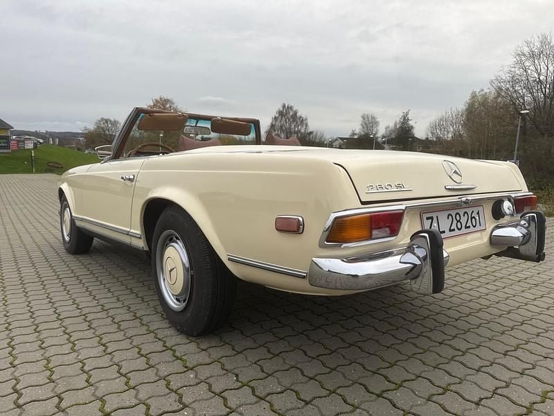 Brugt Mercedes SL280 170 HK (125 kW) 1968 Sort Cabriolet