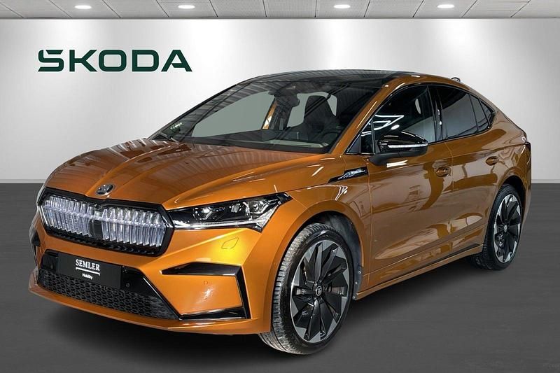 Brugt Skoda Enyaq iV SportLine 210 kW (286 HK) 2024 Orangemetal SUV