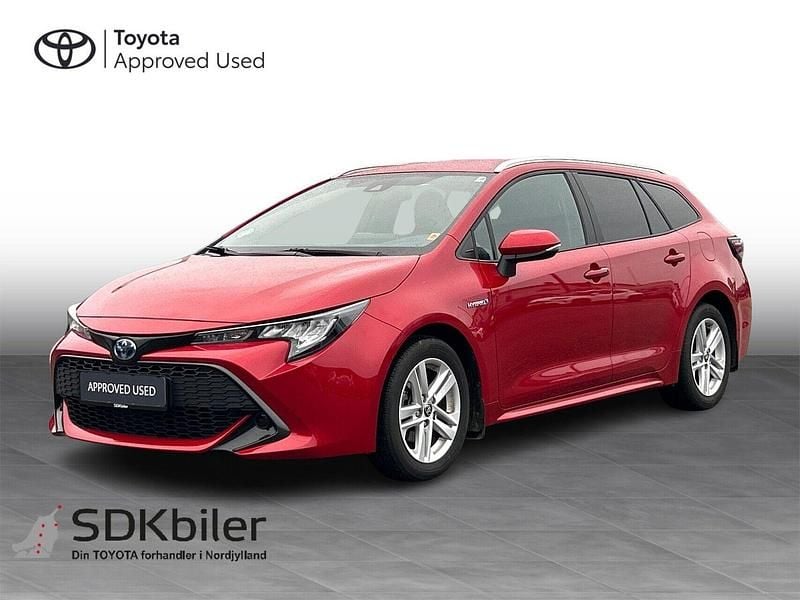 Flame red Brugt 2022 Toyota Corolla Active Stationcar | 229.900 kr. (God pris) - Billede 1/3