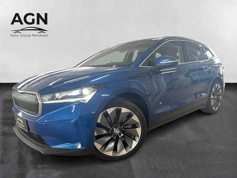 Blåmetal Brugt 2021 Skoda Enyaq iV Suite SUV | 259.900 kr. (Fair pris) - Billede 1/4