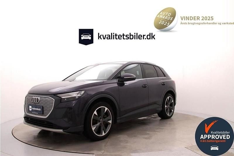 Bordeaux Brugt 2022 Audi Q4 e-tron S-Line SUV | 284.900 kr. (Fair pris) - Billede 1/4
