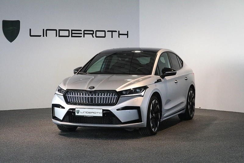 Sølvmetal Brugt 2023 Skoda Enyaq iV SportLine SUV | 320.000 kr. (Lidt for dyr) - Billede 1/4