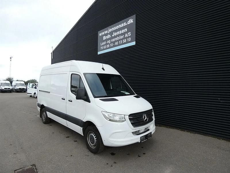 Hvid Brugt 2021 Mercedes Sprinter Van | 244.800 kr. - Billede 1/4