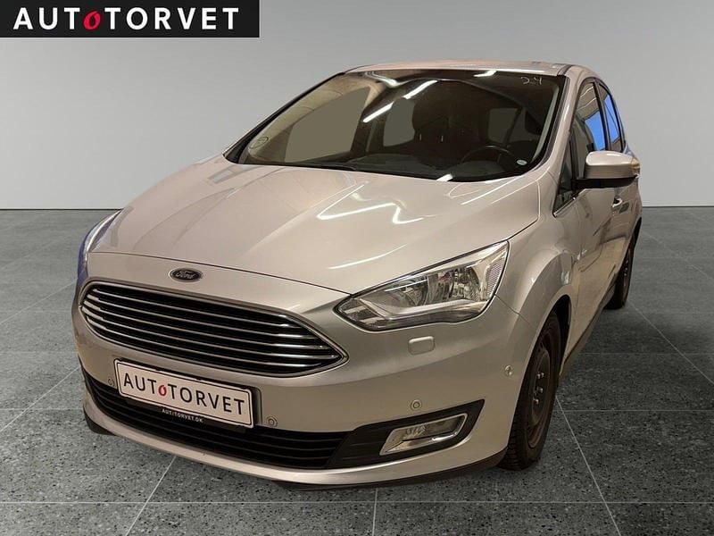 Sølvmetal Brugt 2017 Ford C-MAX Titanium MPV | 49.700 kr. - Billede 1/4